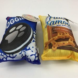 Spot Fun Food Cookies Dog Toy Crinkle Sound Set of 2 Toys